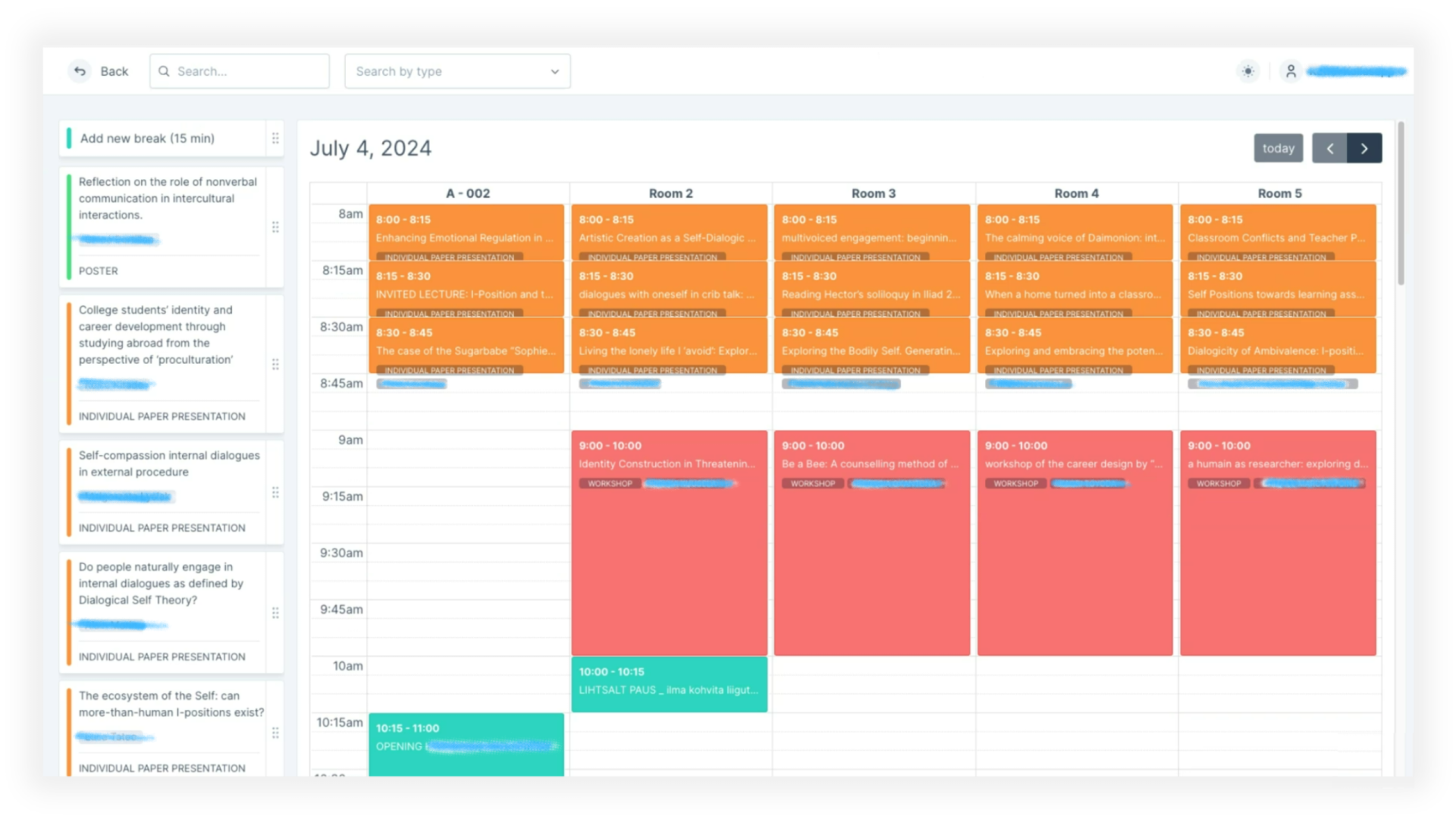 Program management example