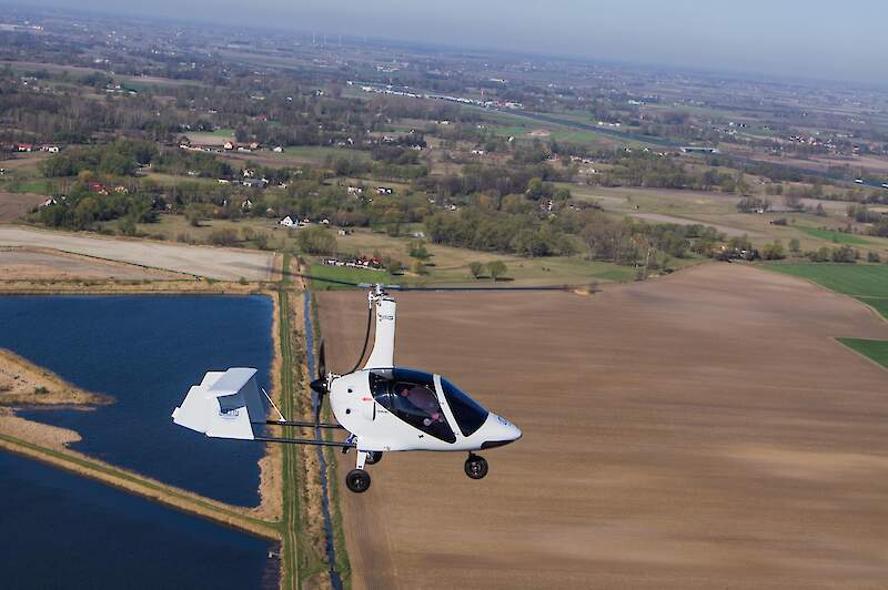 Ultralight manned aircraft TERCEL GYROPLANE